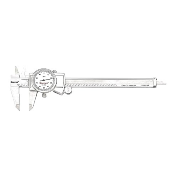 Dial Caliper with Adjustable Bezel, Precision Measurement Tool for Machinists